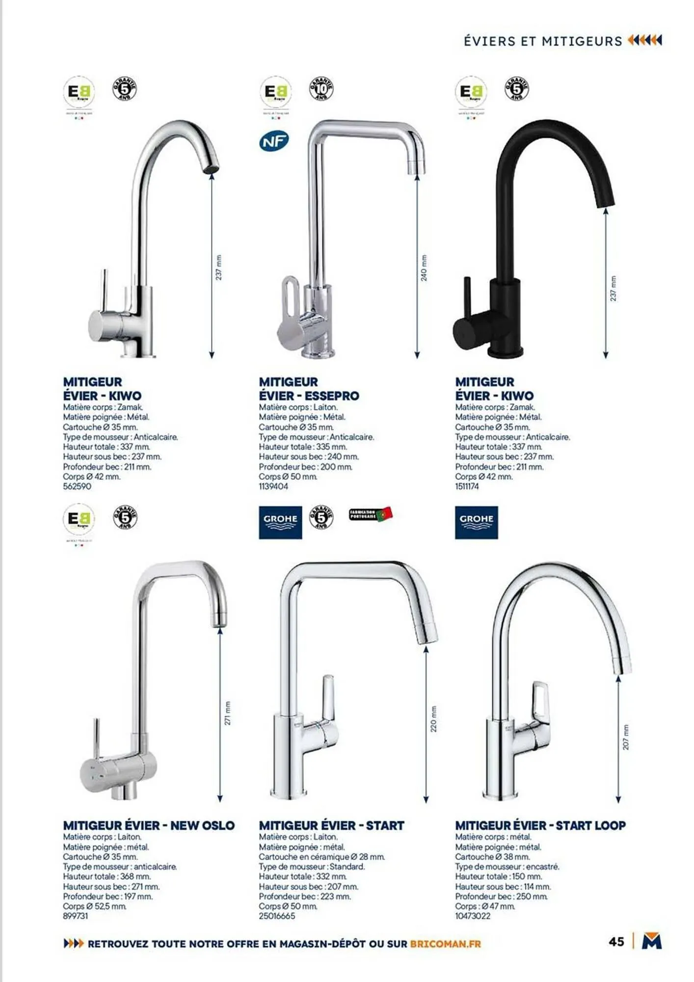 Catalogue Bricoman du 12 mai au 31 mai 2025 - Catalogue page 45
