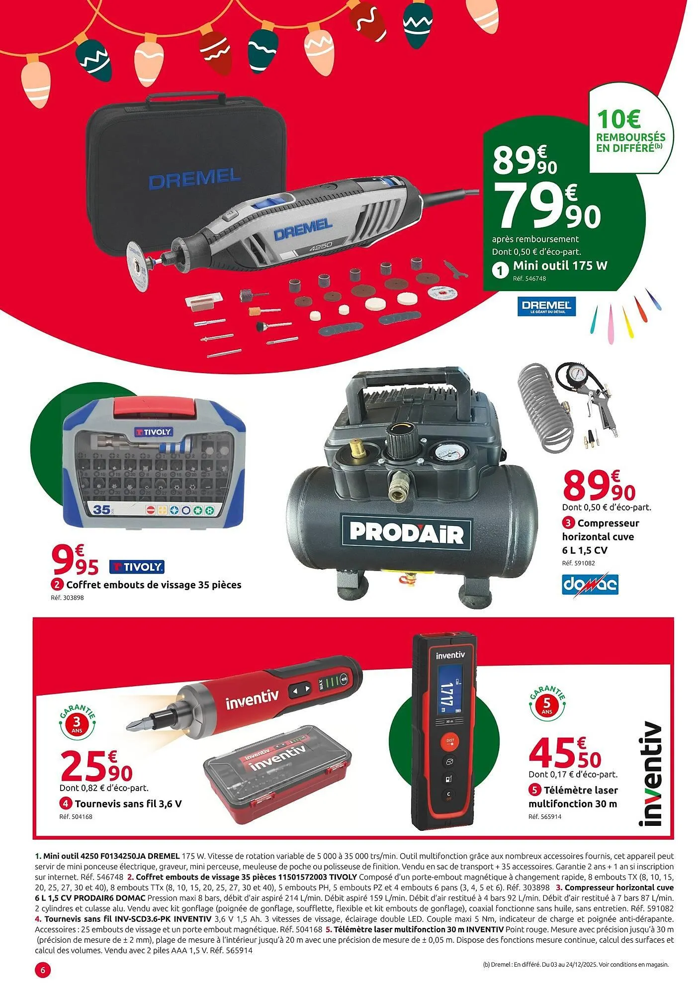 Catalogue Mr Bricolage du 3 décembre au 24 décembre 2025 - Catalogue page 6