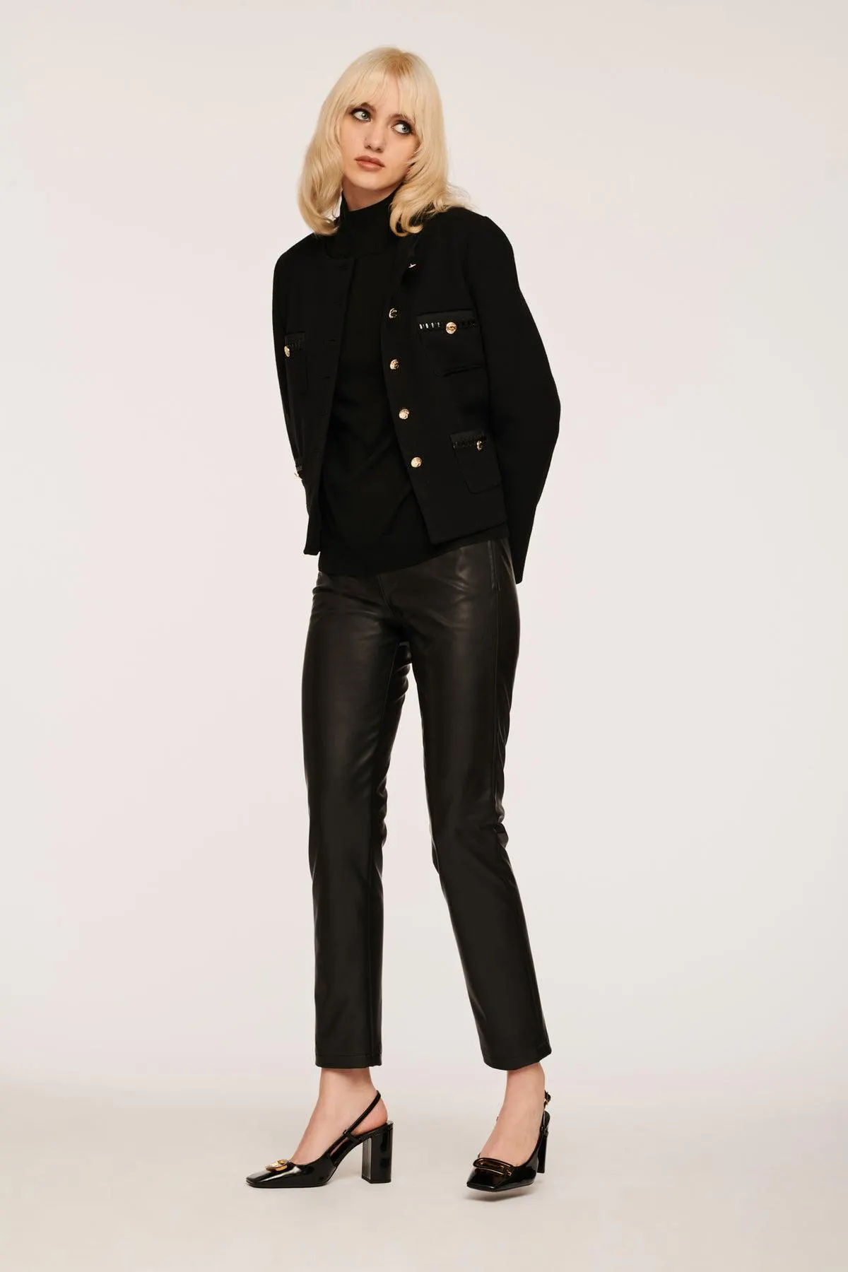 Veste en crêpe de laine