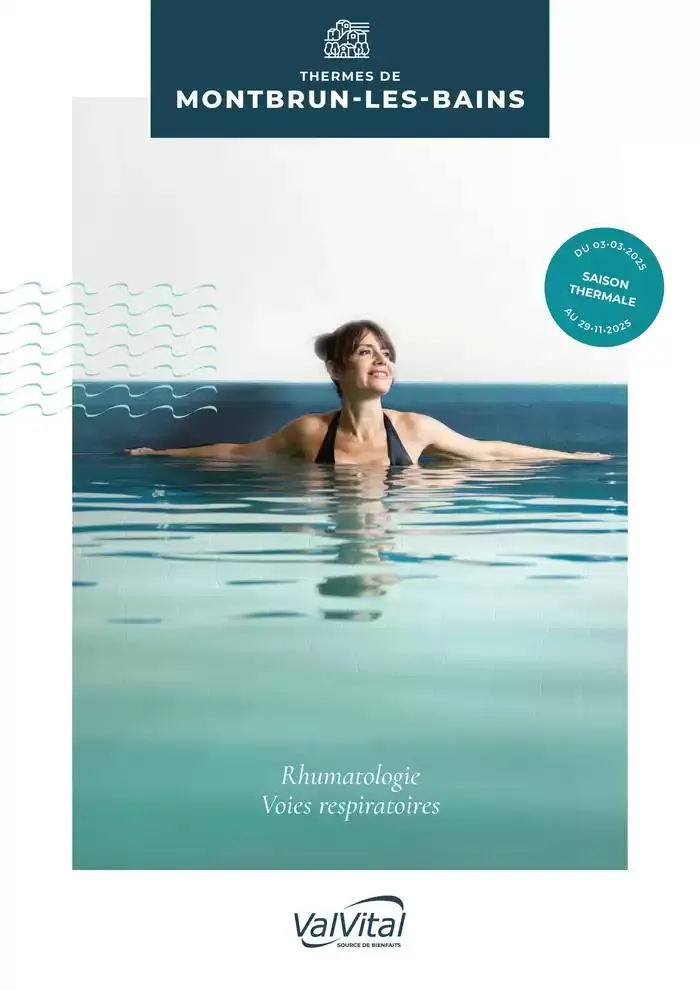 Brochure établissement Montbrun-les-Bains 2025 du 3 mars au 29 novembre 2025 - Catalogue page 1