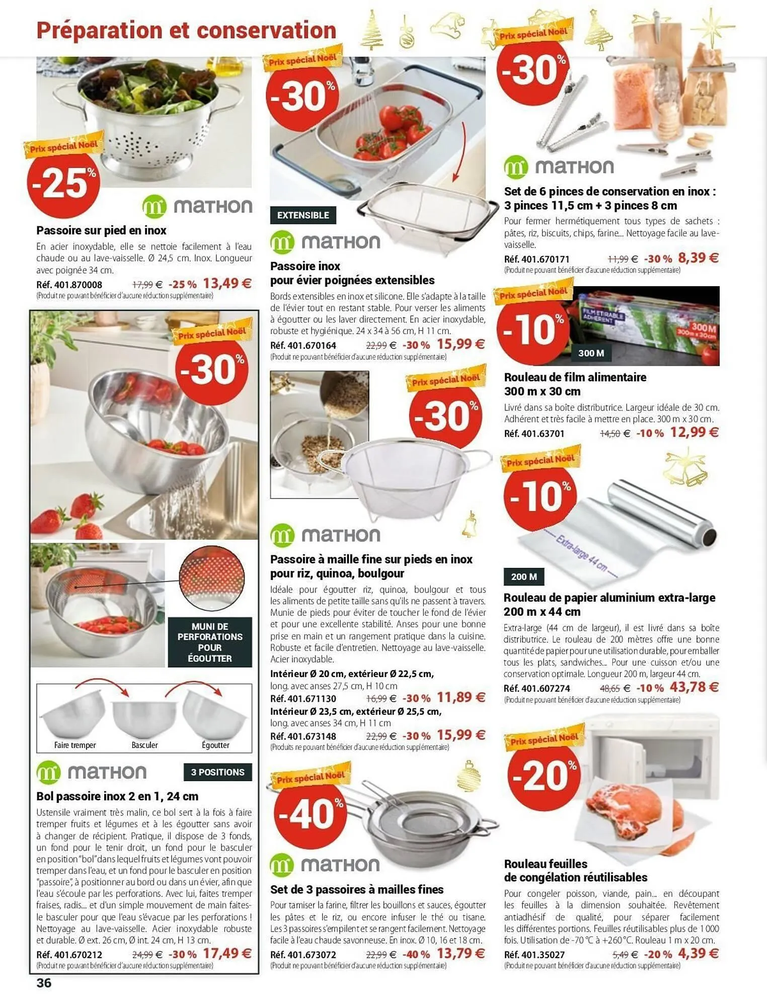 Catalogue Mathon du 28 octobre au 31 décembre 2025 - Catalogue page 36