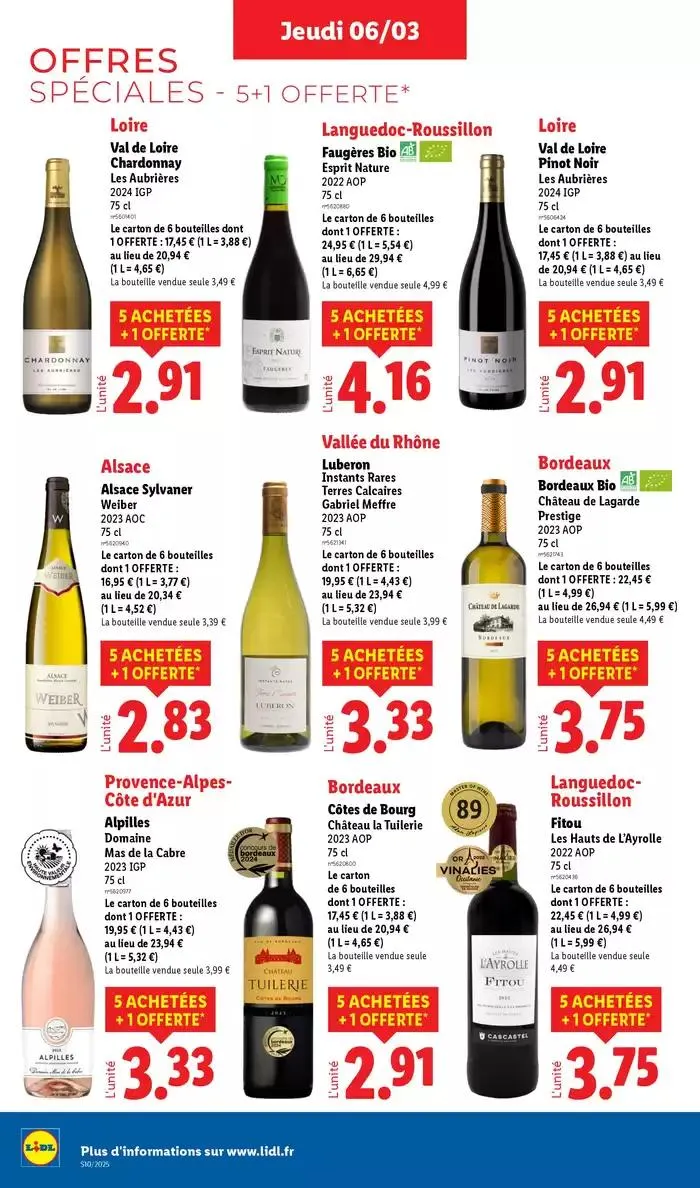 Les bonnes affaires sont chez Lidl ! Découvrez une sélection de produits à petits prix du 6 mars au 12 mars 2025 - Catalogue page 24