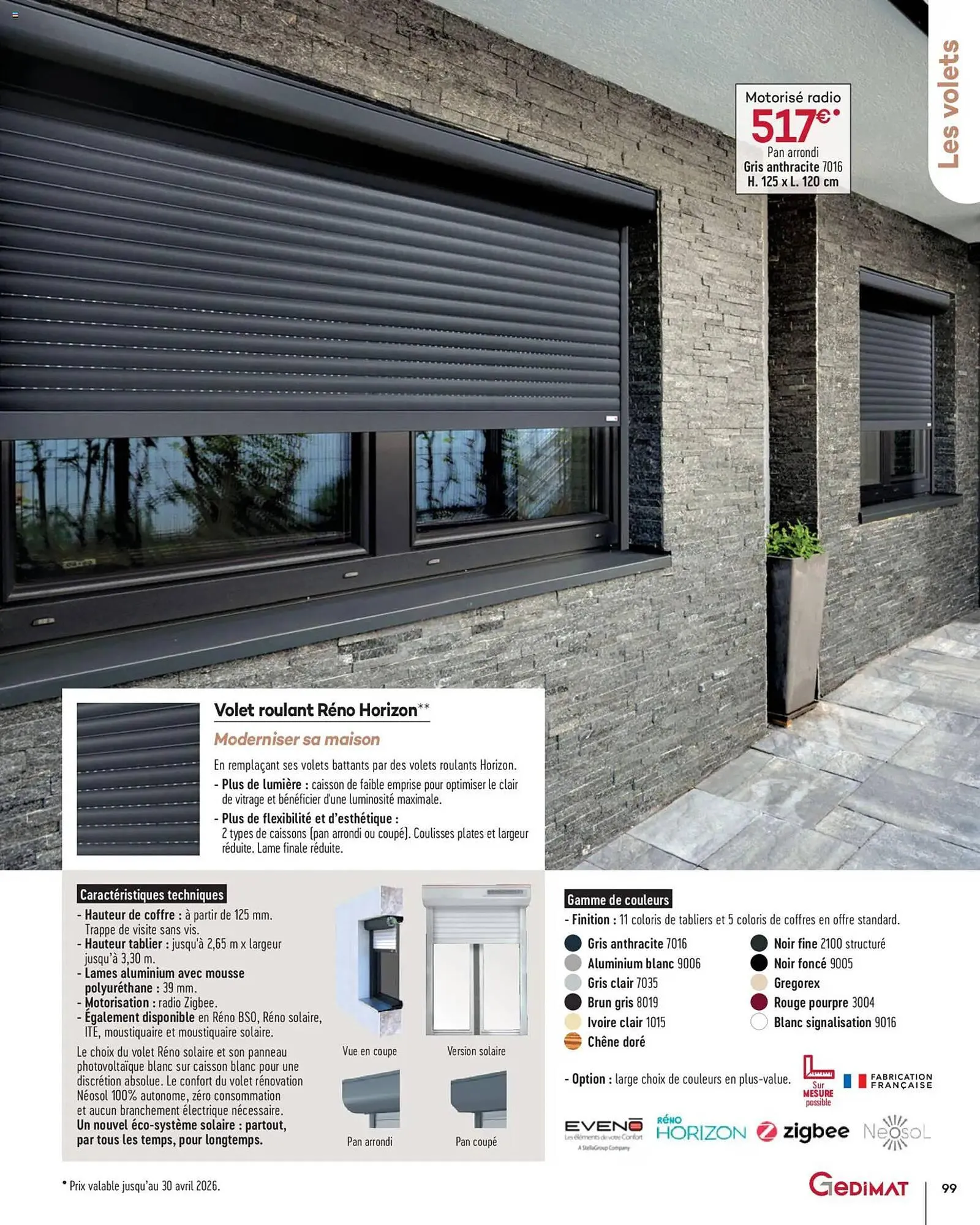 Catalogue Gedimat du 14 avril au 30 avril 2026 - Catalogue page 99