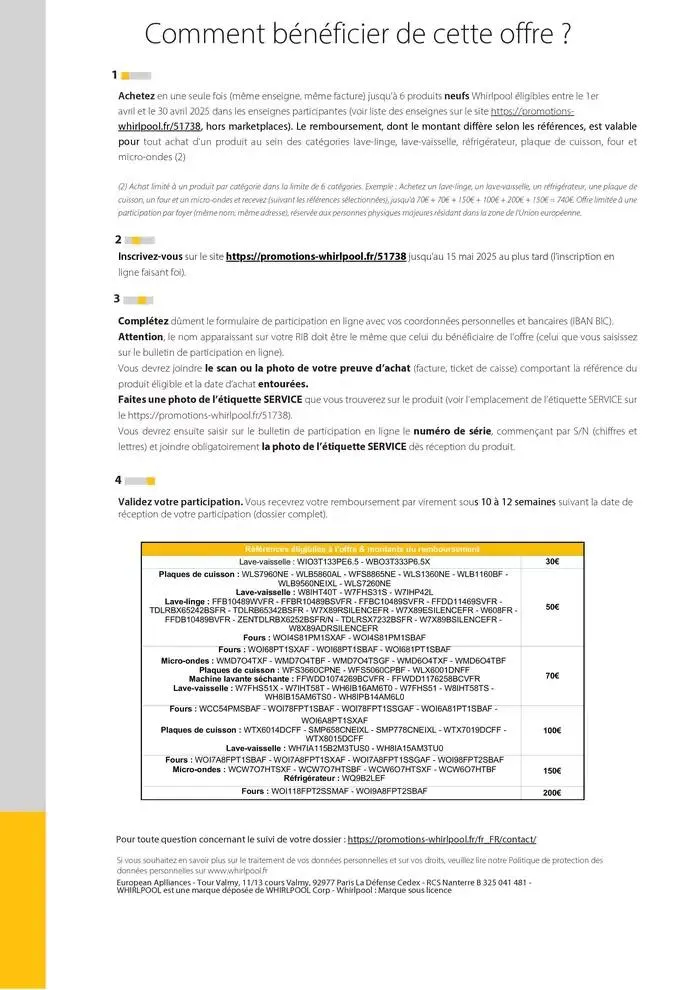 Jusqu'à 200€ remboursés du 1 avril au 30 avril 2025 - Catalogue page 2