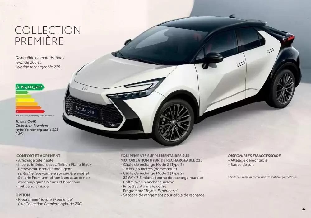 Nouveau Toyota C-HR du 15 janvier au 15 janvier 2026 - Catalogue page 37