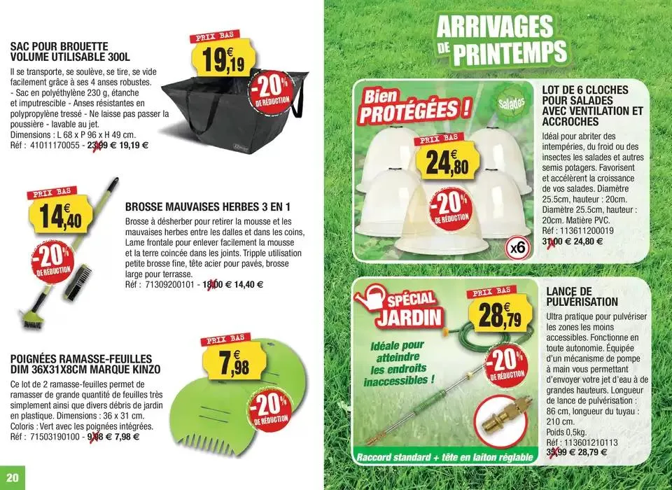 Arrivages de printemps du 6 février au 31 mai 2025 - Catalogue page 20