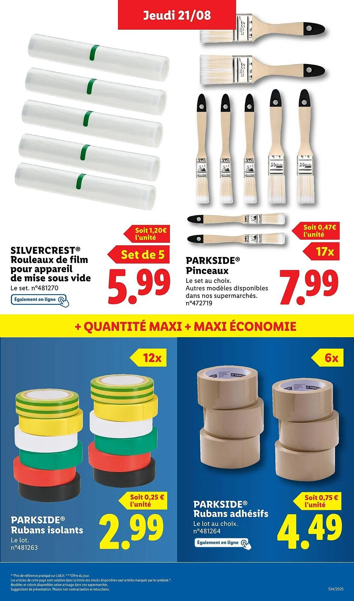 Catalogue Lidl du 21 août au 25 août 2025 - Catalogue page 17