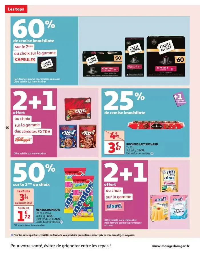 Des prix aussi bas, c'est le top du 29 avril au 11 mai 2025 - Catalogue page 10