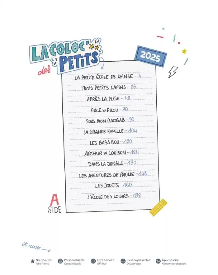 Les Petits 2025 du 13 février au 31 décembre 2025 - Catalogue page 3