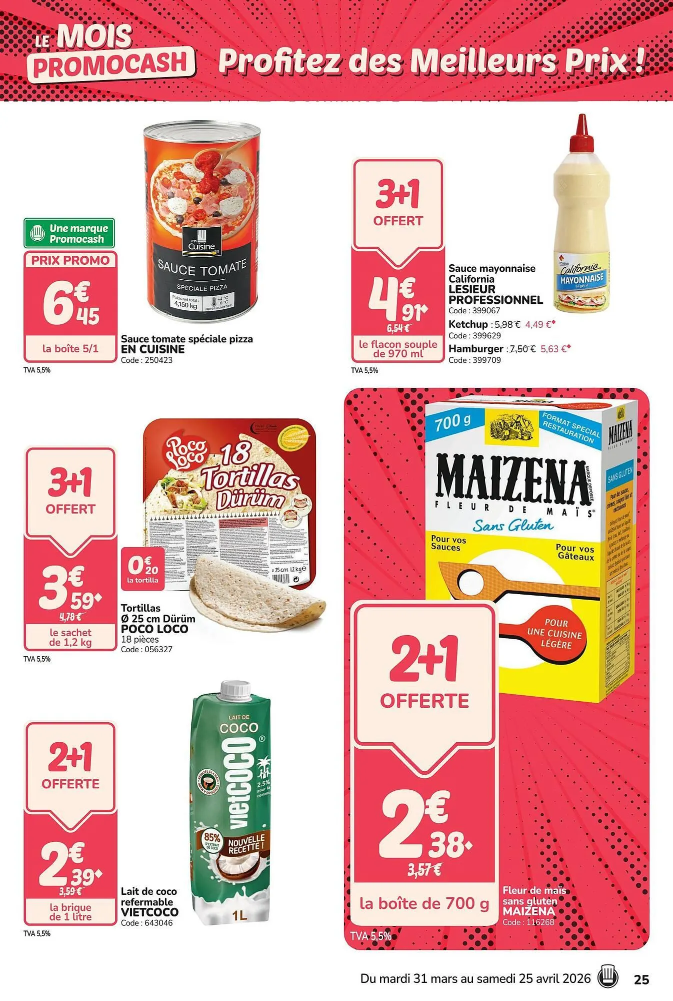 Catalogue Promocash du 31 mars au 25 avril 2026 - Catalogue page 25