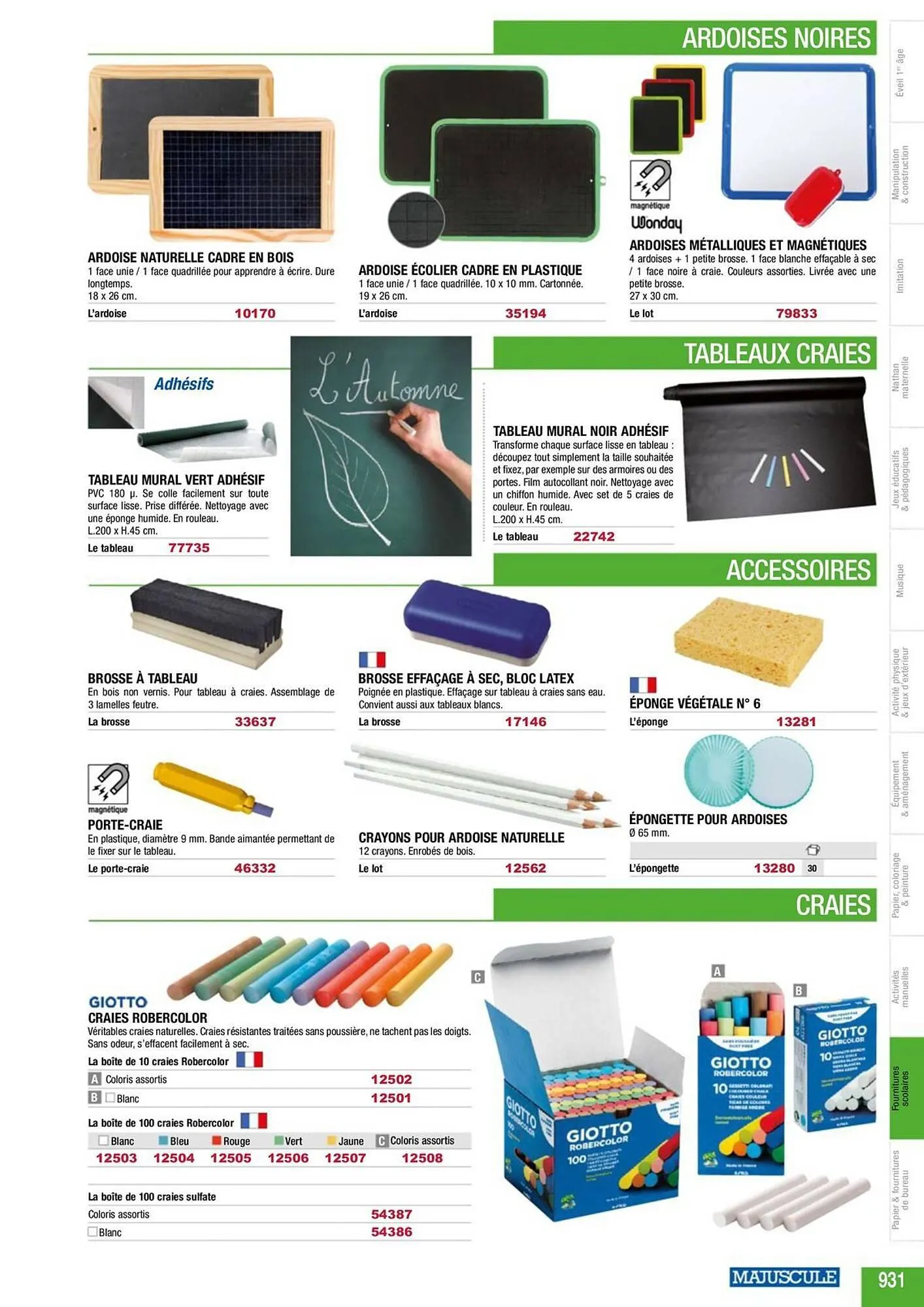 Catalogue Majuscule du 4 mars au 31 décembre 2025 - Catalogue page 955