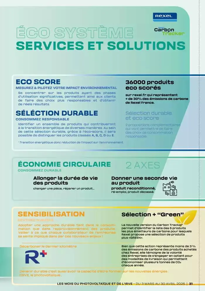 Les mois du Photoboltaique et de l'IRVE 2025 du 3 mars au 30 avril 2025 - Catalogue page 31