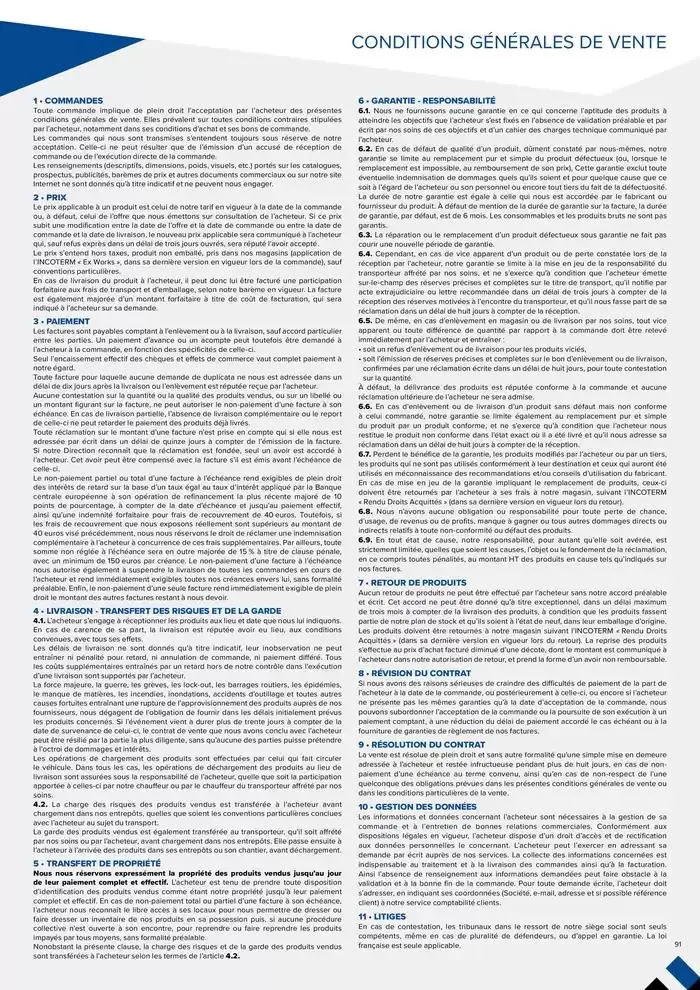ASSAINISSEMENT NON COLLECTIF ET GESTION DES EAUX PLUVIALES du 4 mars au 31 décembre 2025 - Catalogue page 91