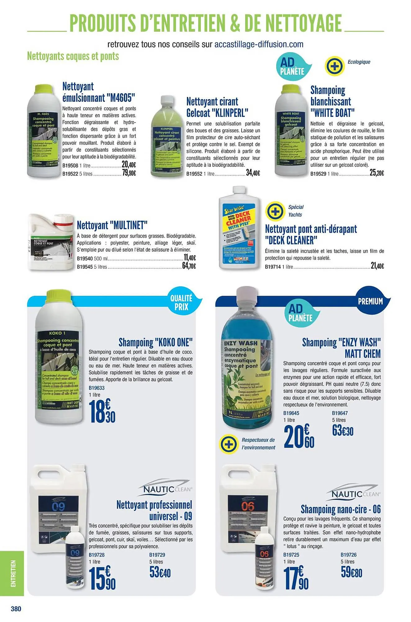 Catalogue Accastillage Diffusion du 1 mars au 31 décembre 2023 - Catalogue page 382