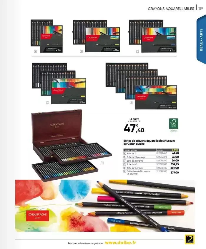 CATALOGUE DALBE 2025 du 27 janvier au 31 décembre 2025 - Catalogue page 161