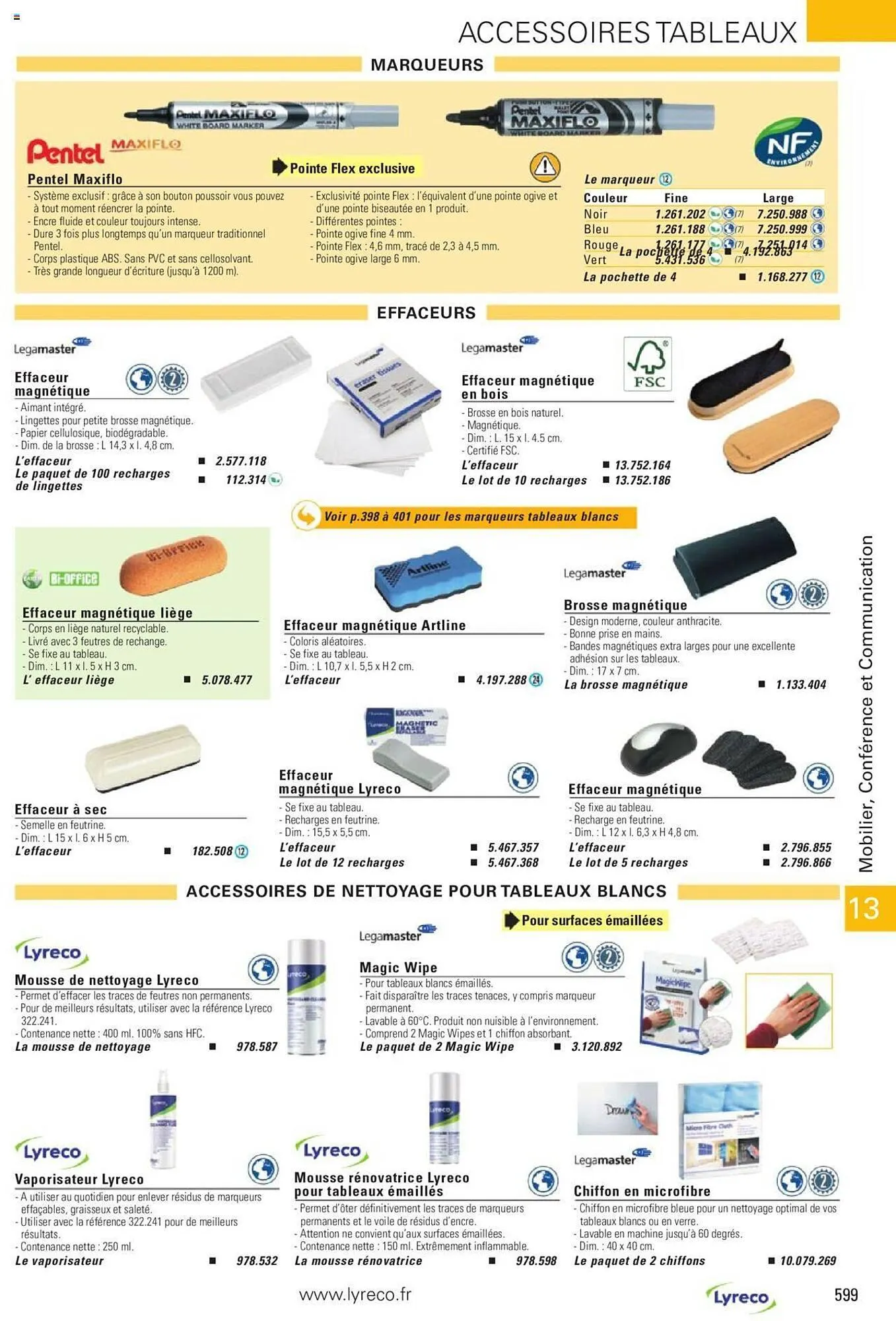 Catalogue Lyreco du 15 mai au 31 décembre 2023 - Catalogue page 599