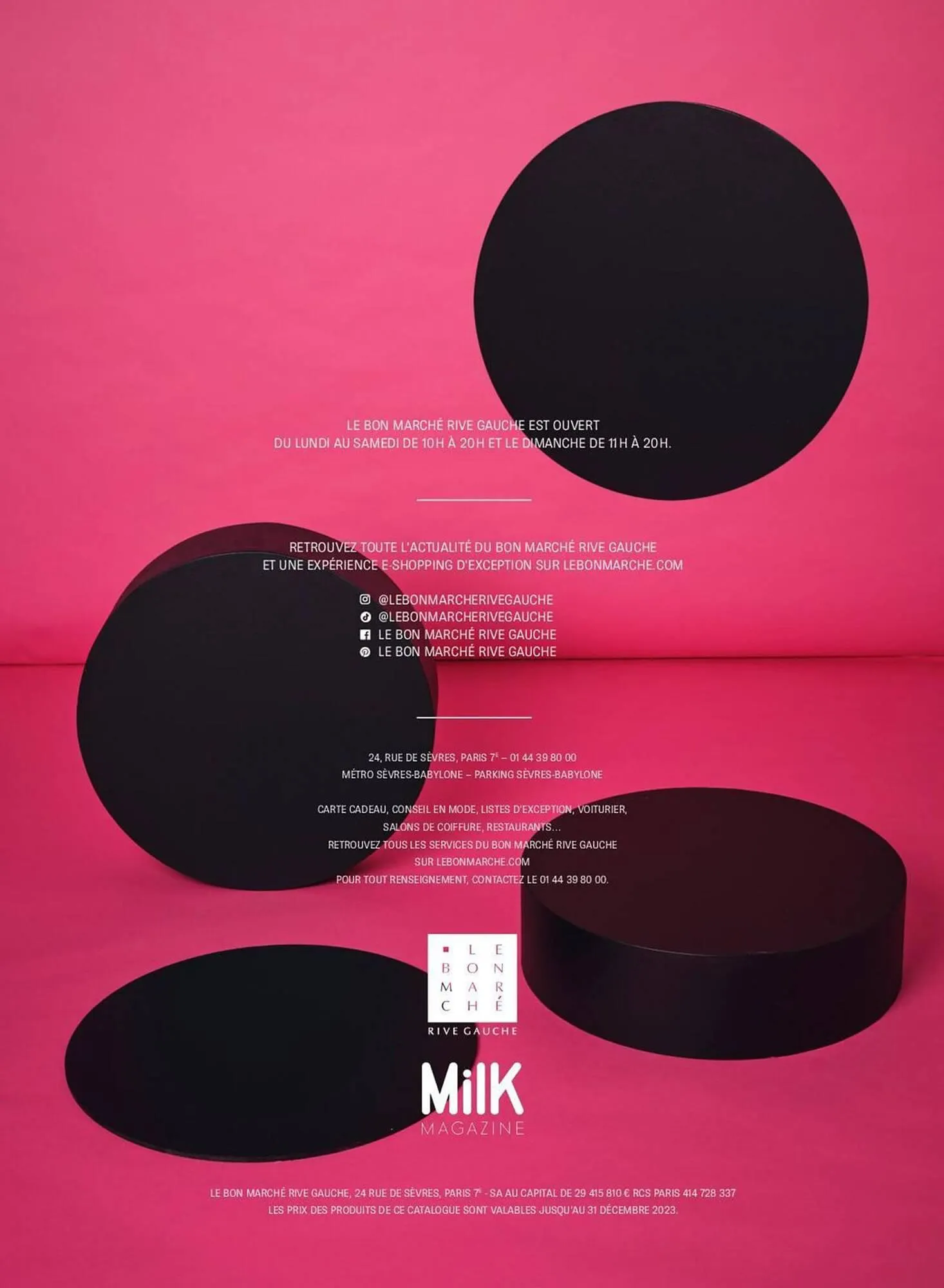 Catalogue Le bon marché du 30 août au 31 décembre 2023 - Catalogue page 16