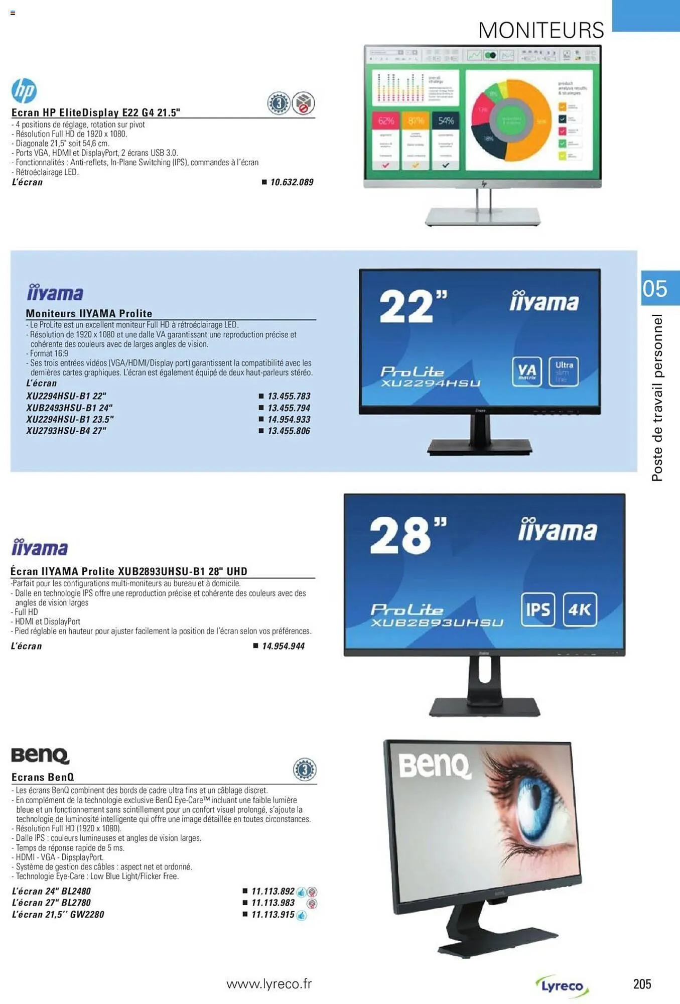 Catalogue Lyreco du 15 mai au 31 décembre 2023 - Catalogue page 205