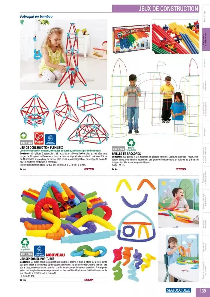Education And Loisirs Majuscule 2025 du 5 mars au 31 décembre 2025 - Catalogue page 163