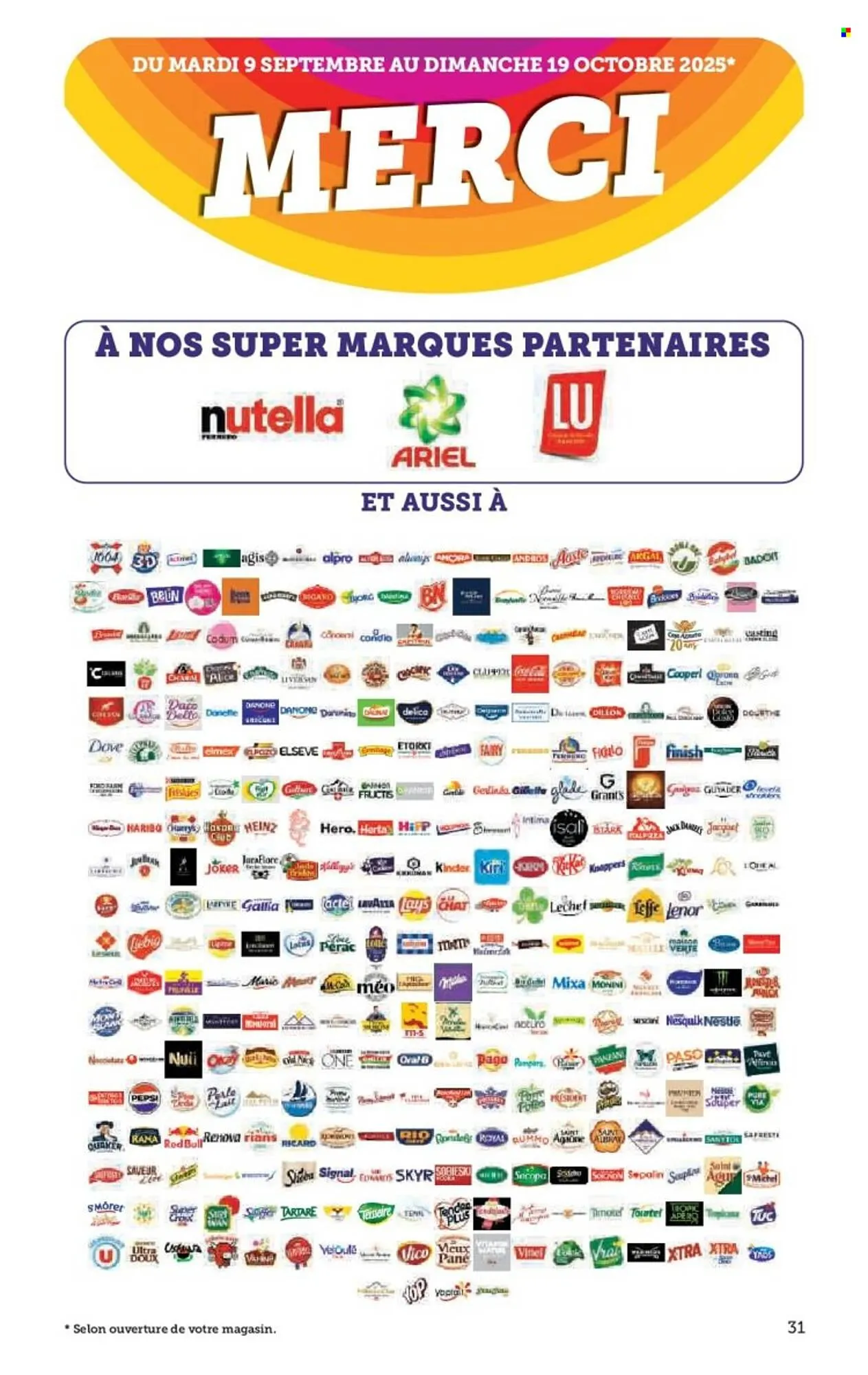 Catalogue Super U du 9 septembre au 21 septembre 2025 - Catalogue page 31