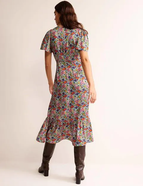 Robe style 40s aérienne à volants
