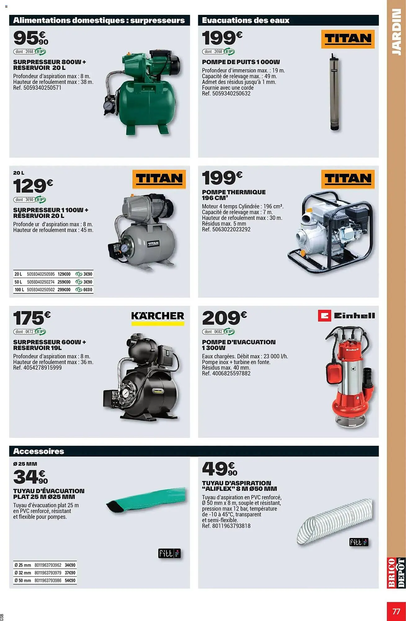 Catalogue Brico Dépôt du 25 mars au 12 juin 2026 - Catalogue page 77