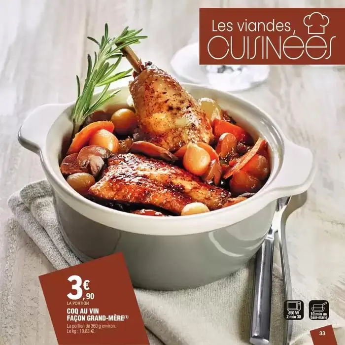 CARTE TRAITEUR PERMANENTE - MIXTE du 27 mars au 24 novembre 2025 - Catalogue page 33