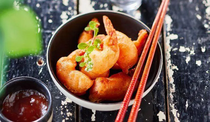 6 beignets de crevette