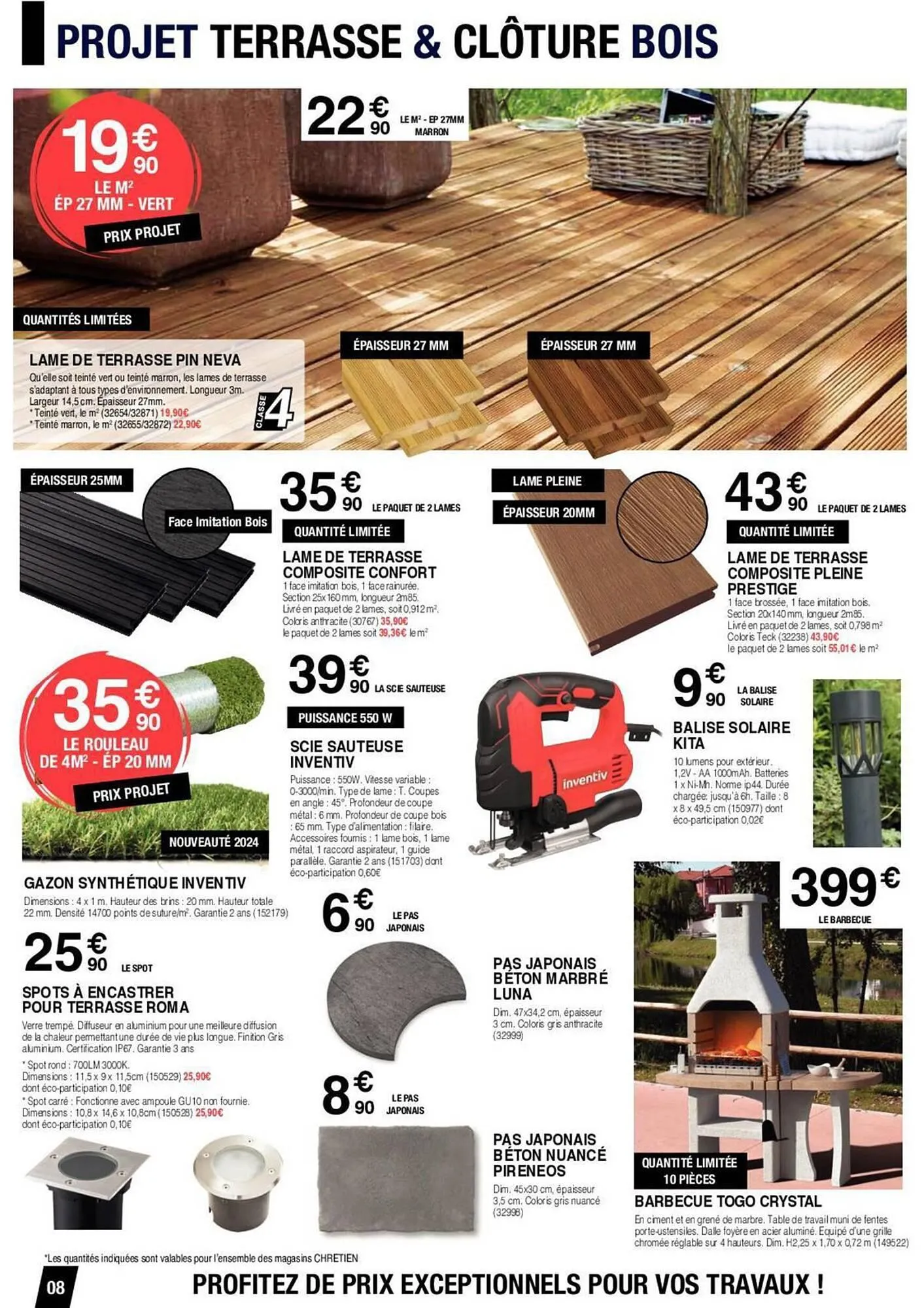 Catalogue Chretien Matériaux du 11 mars au 30 mars 2024 - Catalogue page 14