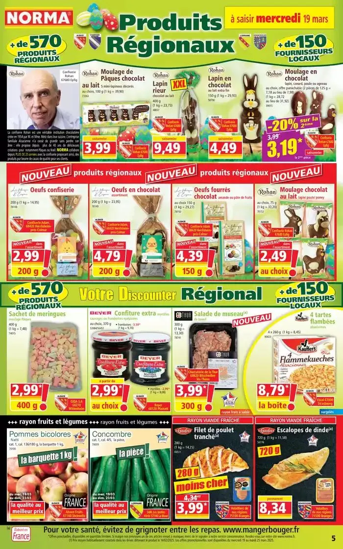 Jusqu'à -50% sur le 2ème du 19 mars au 25 mars 2025 - Catalogue page 5