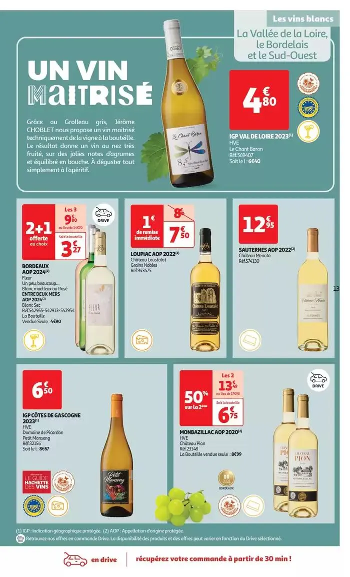 Foire aux vins : une sélection à prix modérés du 1 avril au 13 avril 2025 - Catalogue page 13