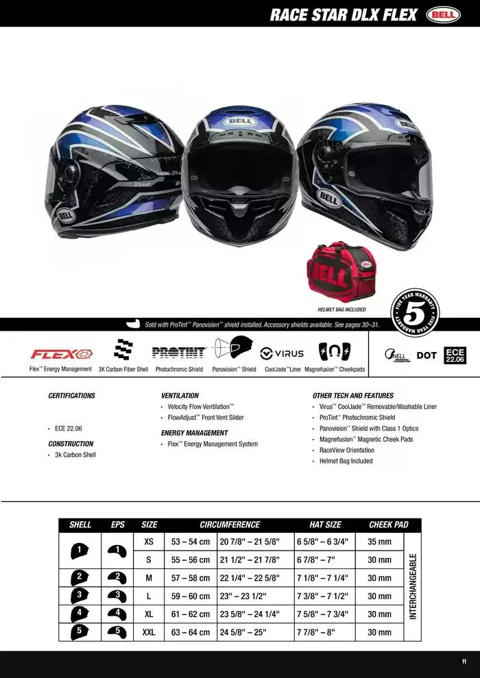 BELL Spring 2025 du 27 mars au 31 décembre 2025 - Catalogue page 11