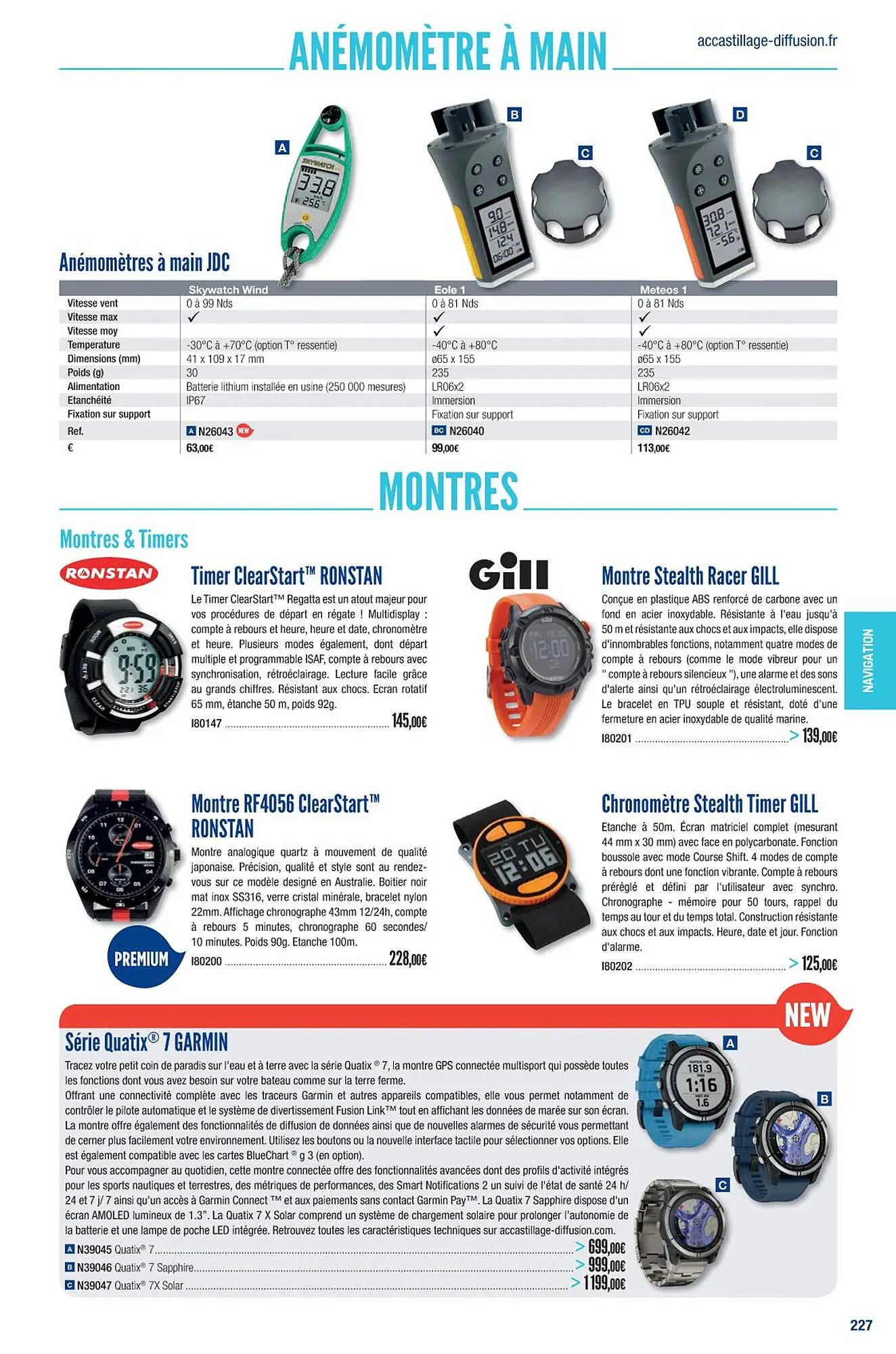 Catalogue Accastillage Diffusion du 1 mars au 31 décembre 2023 - Catalogue page 229