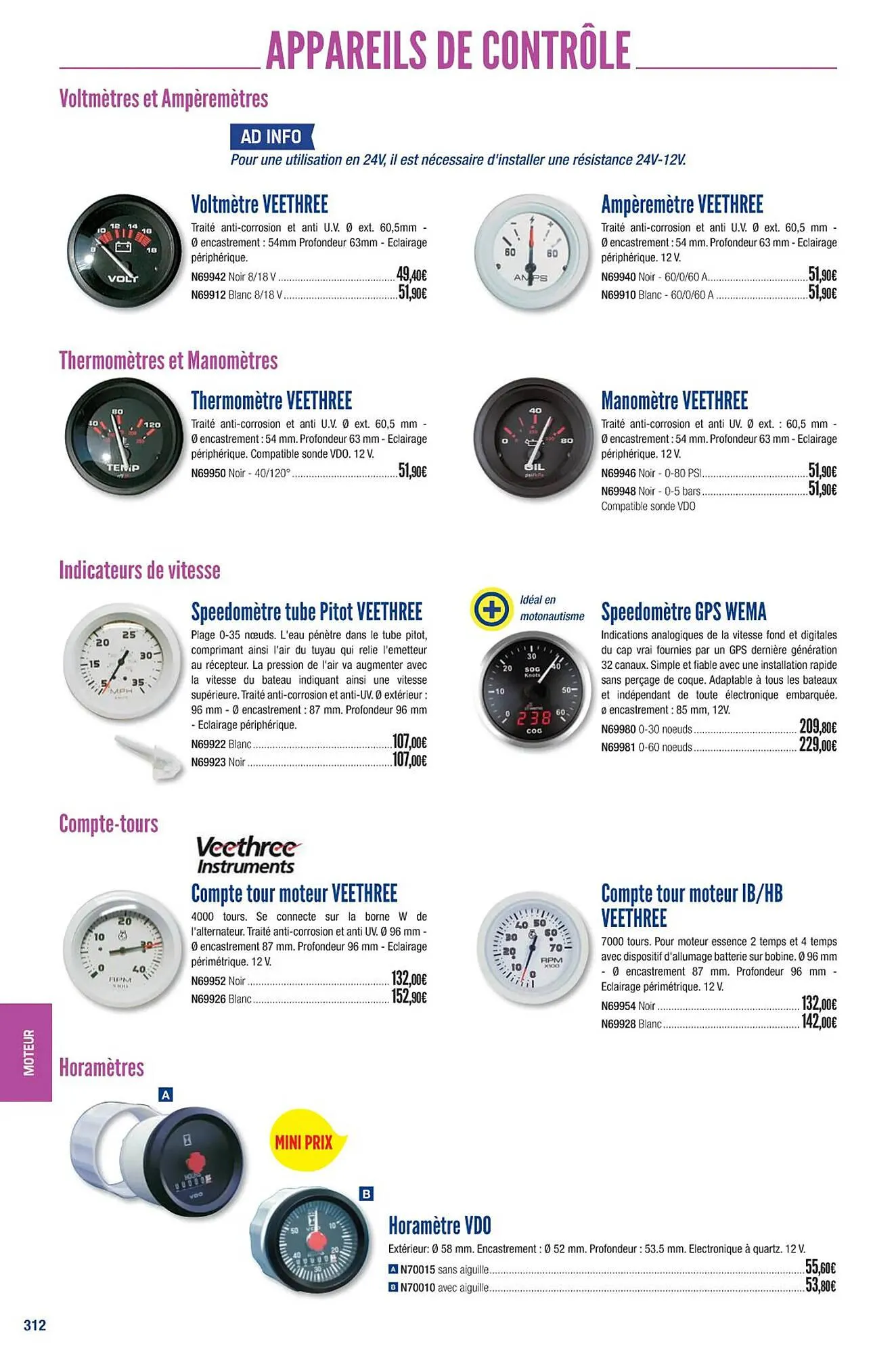 Catalogue Accastillage Diffusion du 1 mars au 31 décembre 2023 - Catalogue page 314