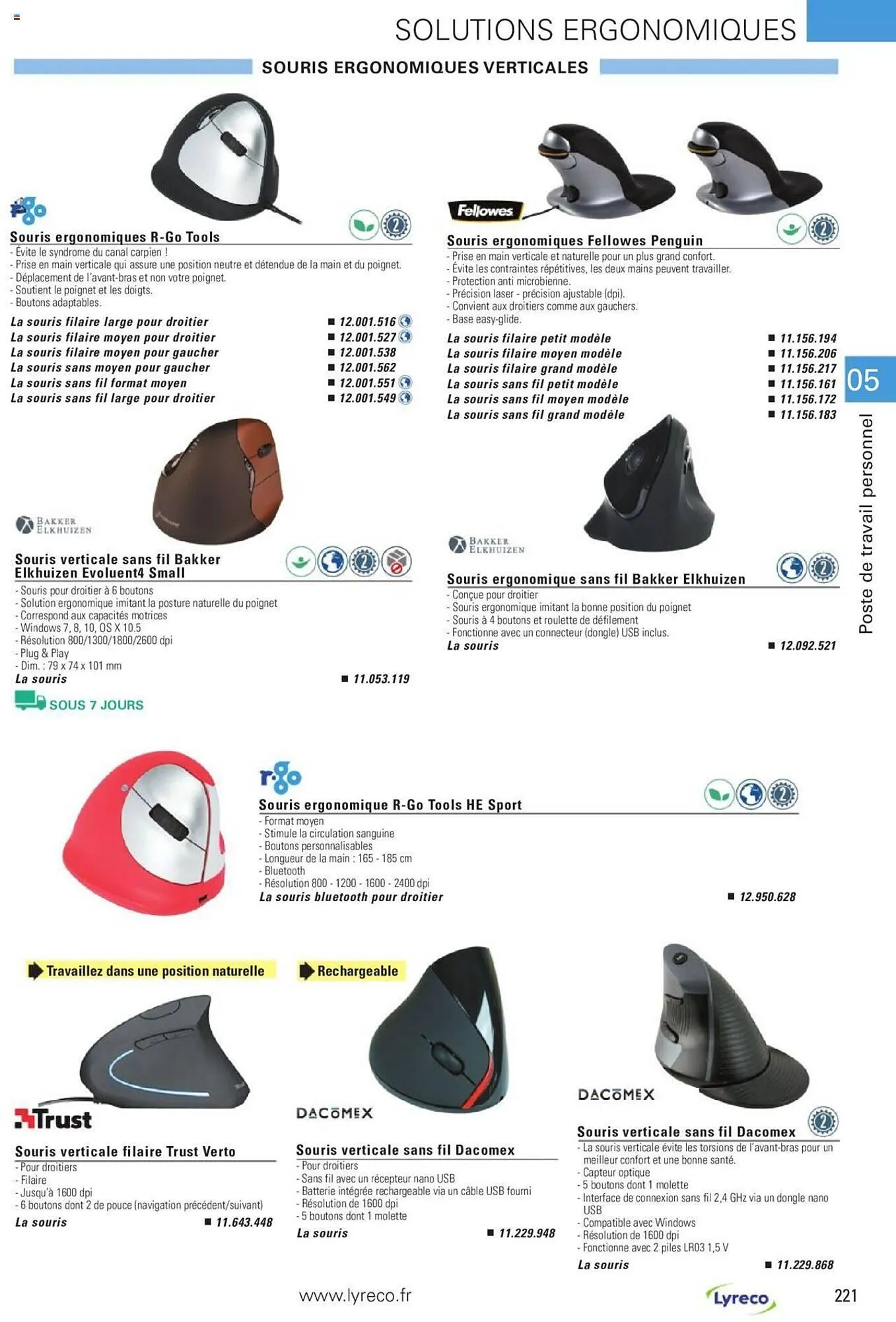 Catalogue Lyreco du 15 mai au 31 décembre 2023 - Catalogue page 221