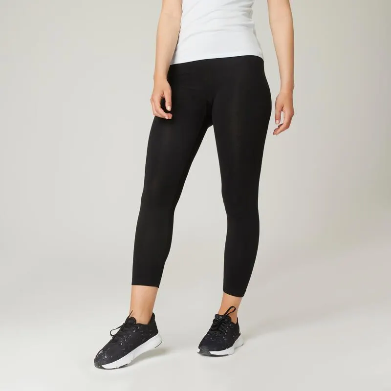 Legging 7/8 Fitness Femme - Fit+ noir