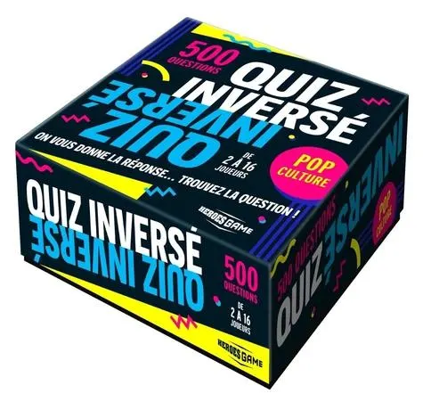 Quiz inversé - 500 questions - Pop culture