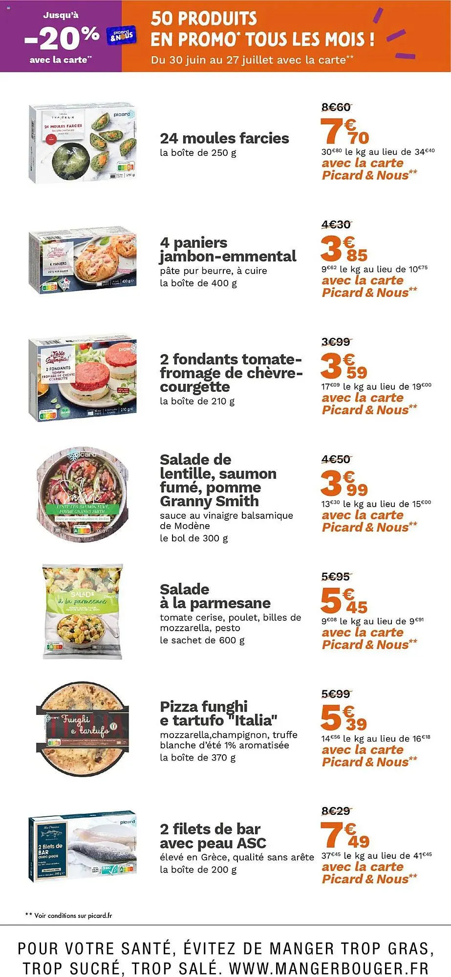 Catalogue Picard du 30 juin au 27 juillet 2025 - Catalogue page 7