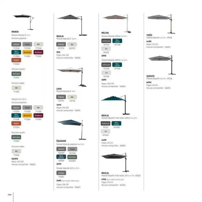 Catalogue Hespéride 2025 du 5 février au 31 décembre 2025 - Catalogue page 290