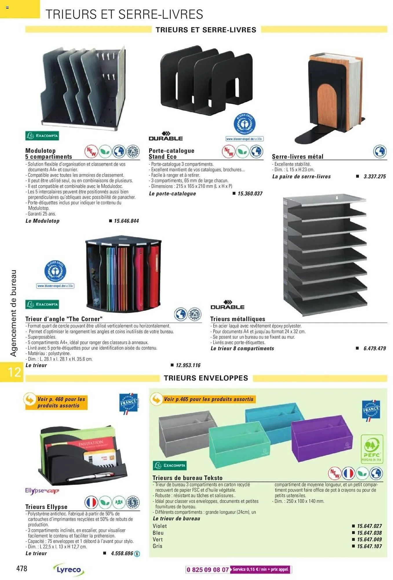 Catalogue Lyreco du 15 mai au 31 décembre 2023 - Catalogue page 478