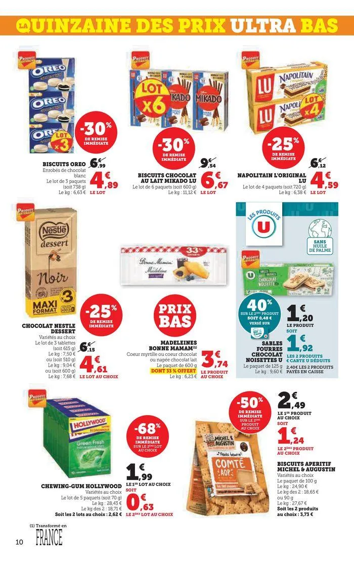 Catalogue SUPER U du 20 août au 1 septembre 2024 - Catalogue page 10
