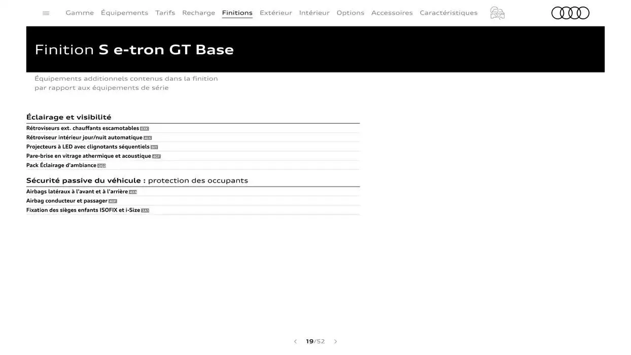 Audi e-tron GT du 7 janvier au 31 janvier 2026 - Catalogue page 19