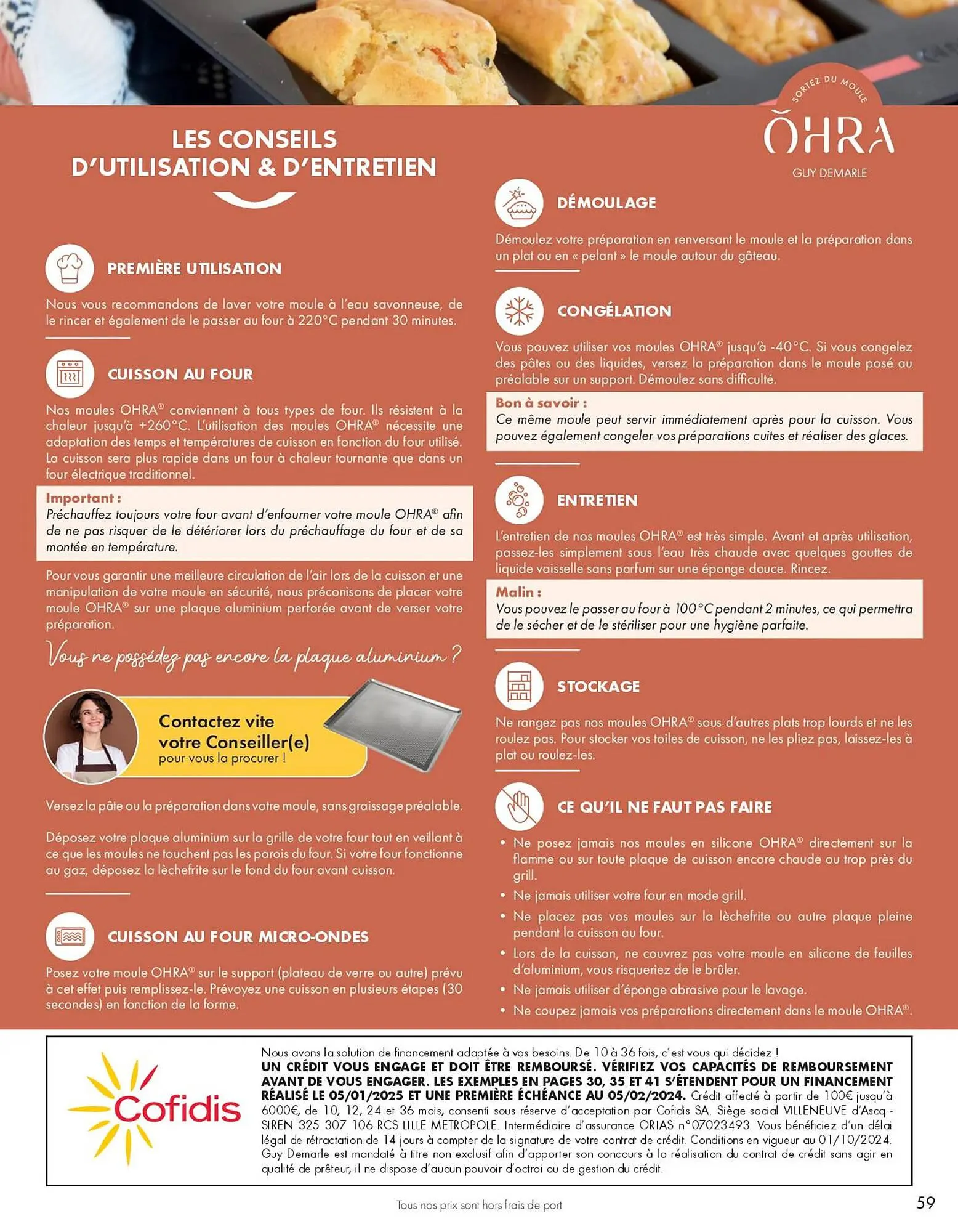 Catalogue Guy Demarle du 31 janvier au 31 août 2025 - Catalogue page 59