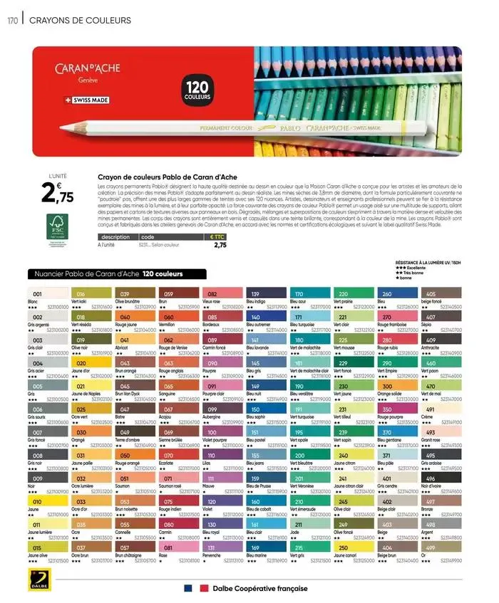 CATALOGUE DALBE 2025 du 27 janvier au 31 décembre 2025 - Catalogue page 172