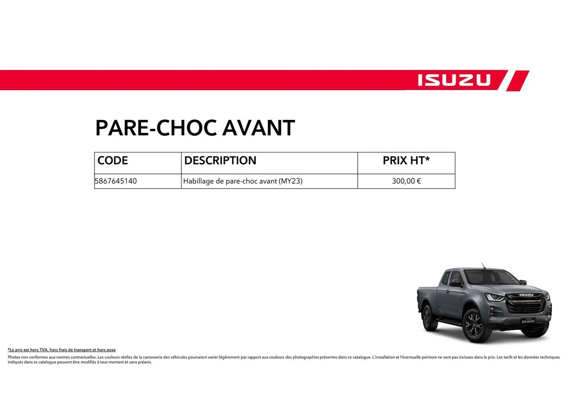Catalogue Isuzu du 15 octobre au 15 octobre 2025 - Catalogue page 68
