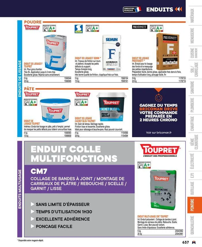 Guide produits 2024 du 15 mars au 31 décembre 2024 - Catalogue page 637