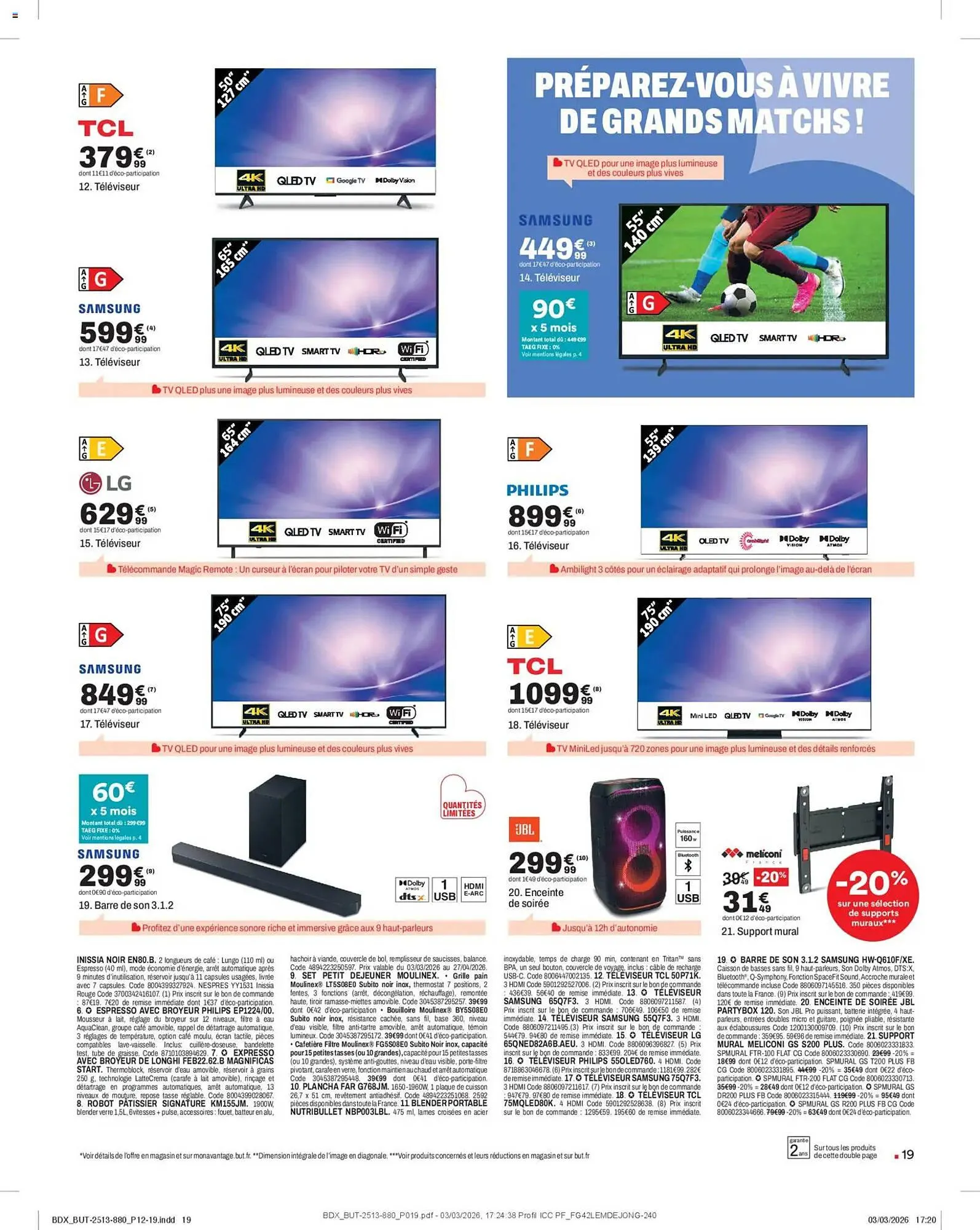 Catalogue BUT du 31 mars au 27 avril 2026 - Catalogue page 19