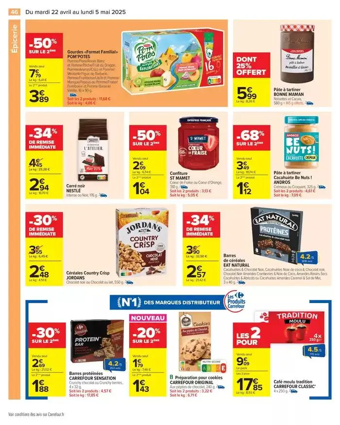 -50% SUR LE 2ÈME SUR TOUT JOKER du 22 avril au 5 mai 2025 - Catalogue page 50