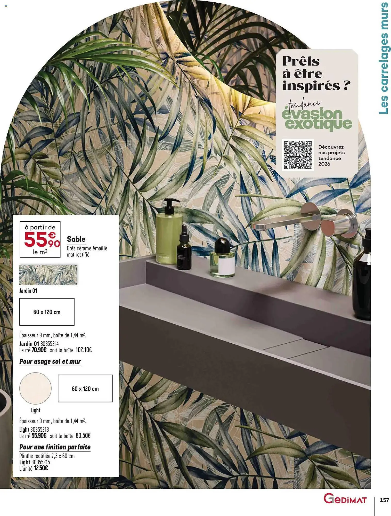 Catalogue Gedimat du 1 avril au 30 avril 2026 - Catalogue page 157