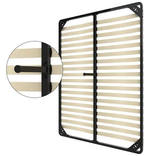 DEWINNER Cadre à Lattes 140x190cm, 2x18 Lattes, Sommier à Lattes